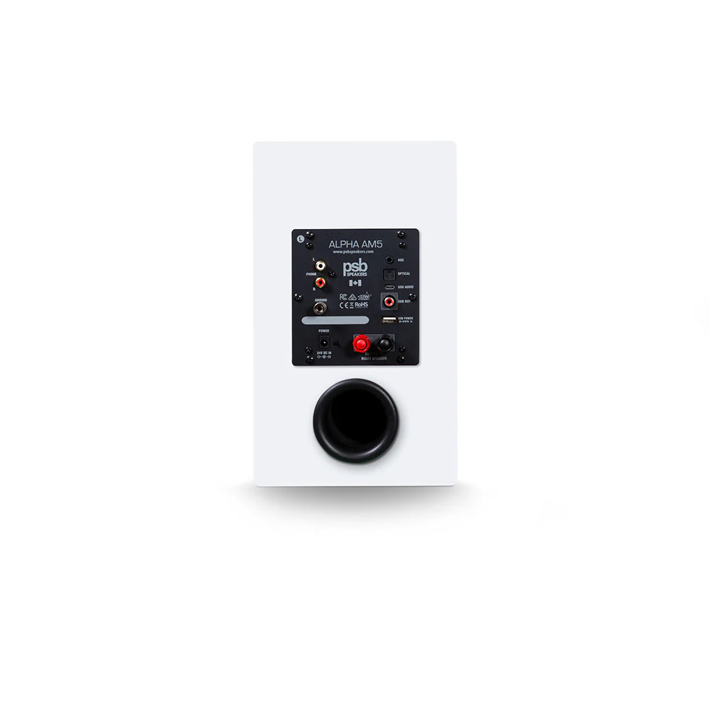PSB Alpha AM5 Powered Bookshelf Speakers (Pair) - Image 8