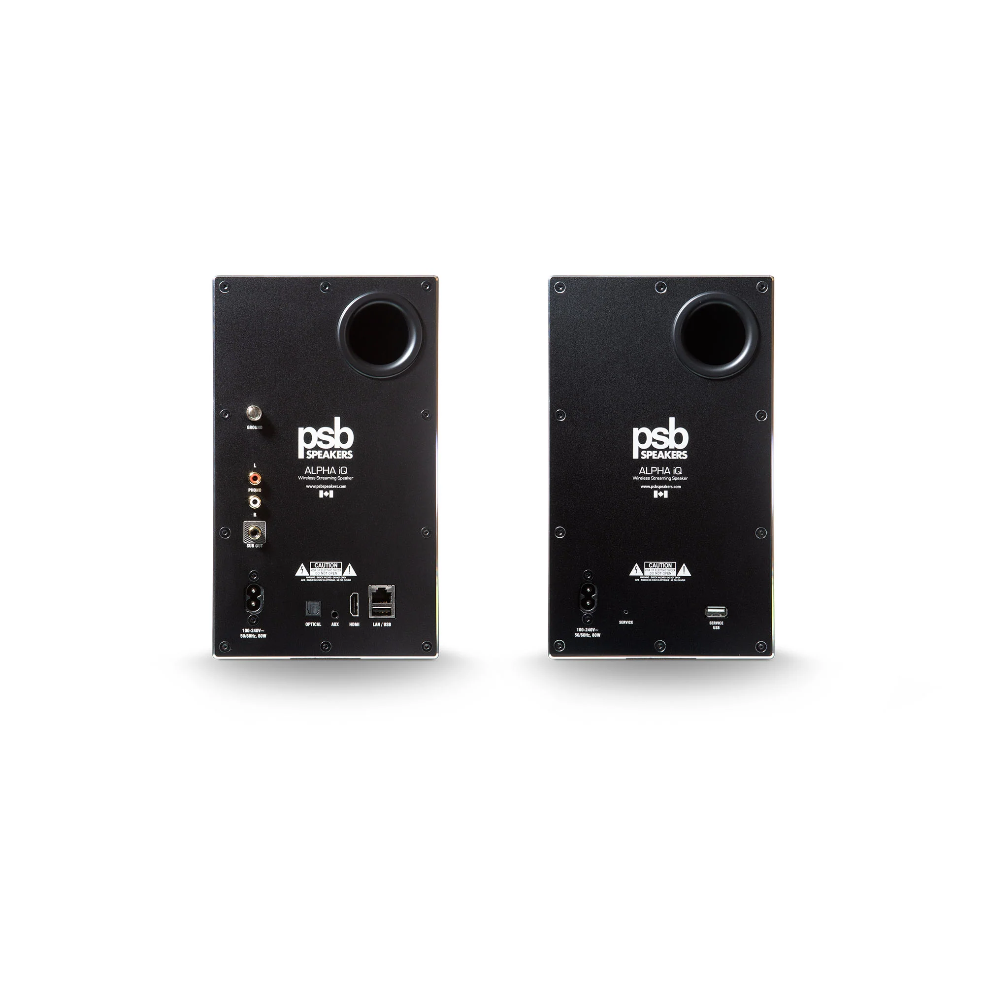 PSB Alpha iQ Streaming Powered Speakers with BluOS (Pair) - Image 3