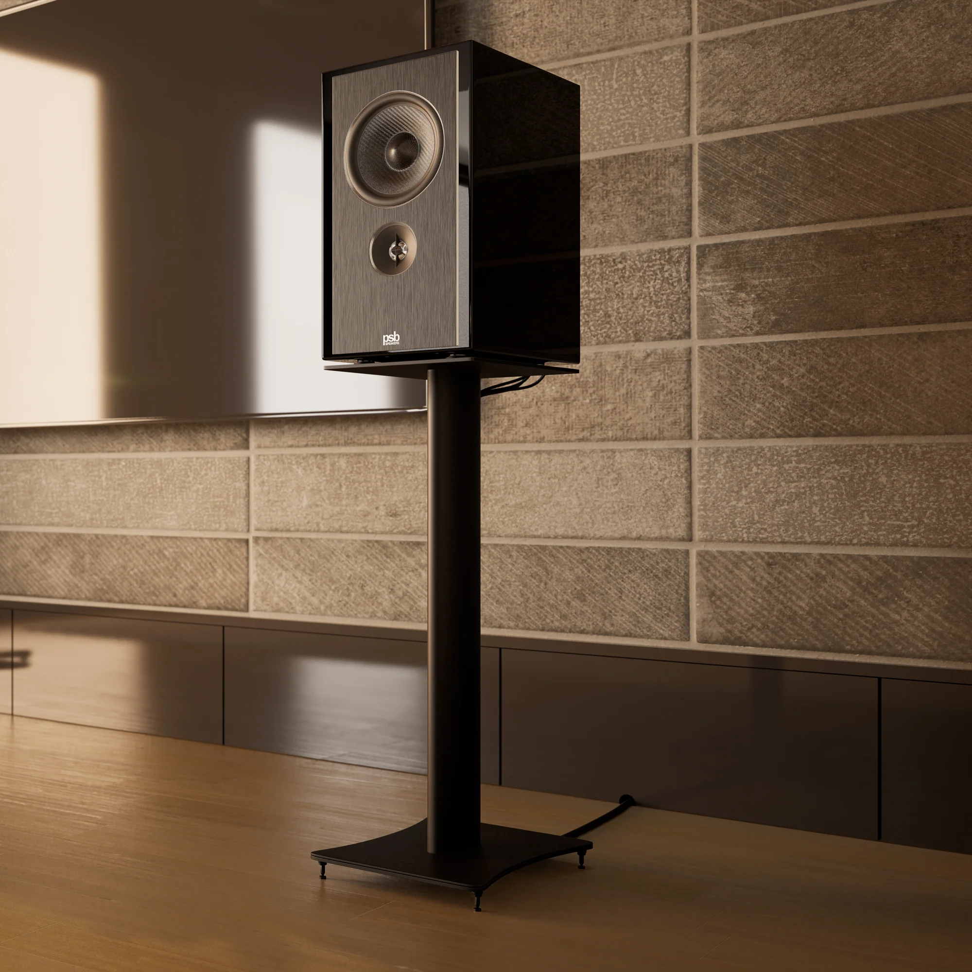 PSB Synchrony Stand SST-24 Stand for B600 Bookshelf Speaker - Black (Pair) - Image 5