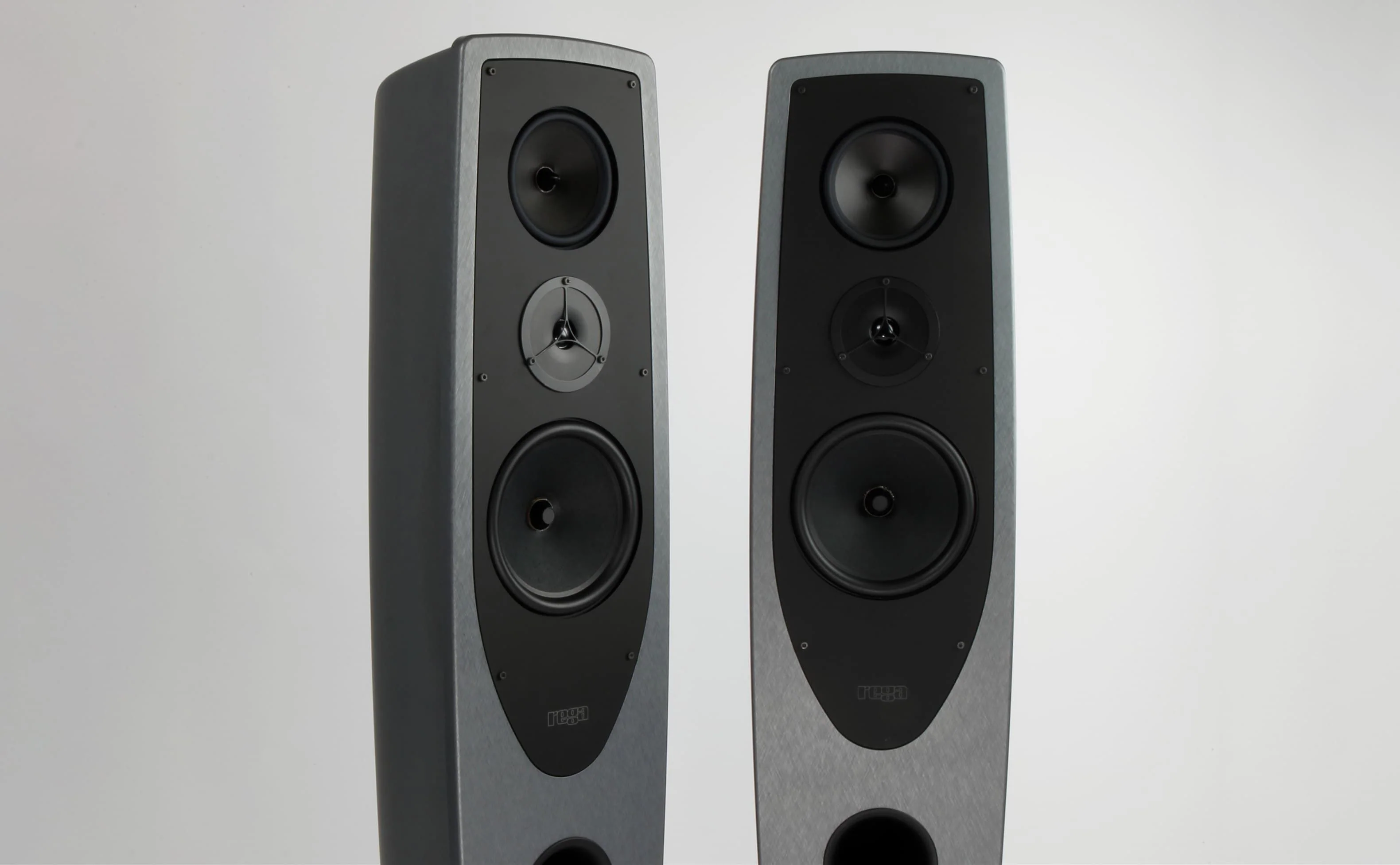 Rega AYA Floorstanding Loudspeakers - Pair (Steel with Dark Grey) - Image 7