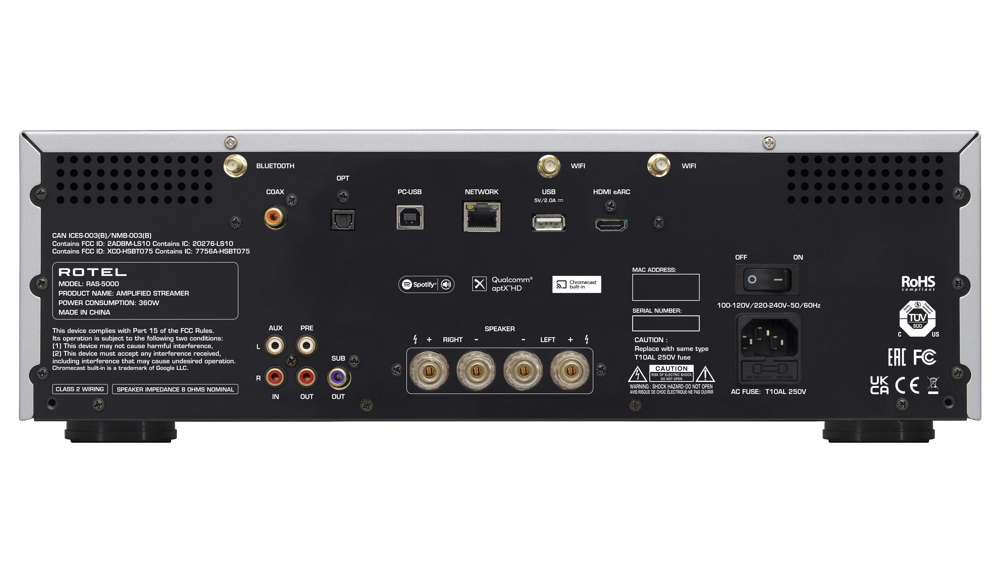 Rotel RAS-5000 Amplified Streamer - Image 8