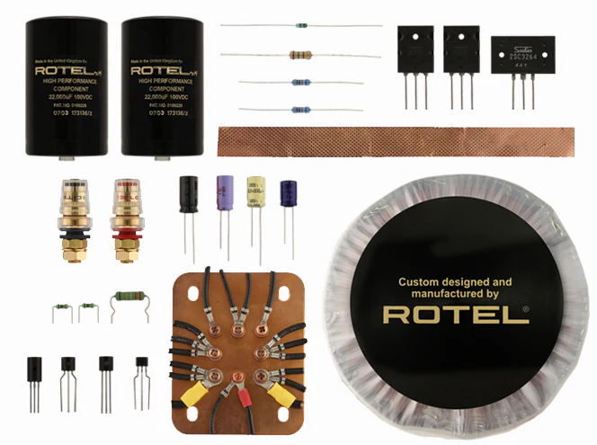 Rotel RMB-1504 4 Channel CI Amplifier (Black) - Image 3