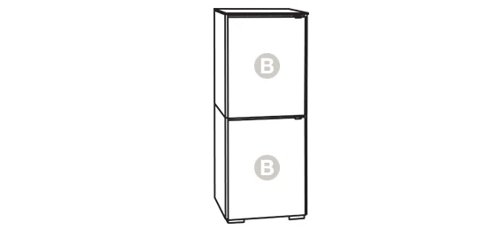 Salamander Chameleon Barcelona 617 Single-Width Audio Cabinet - Image 3