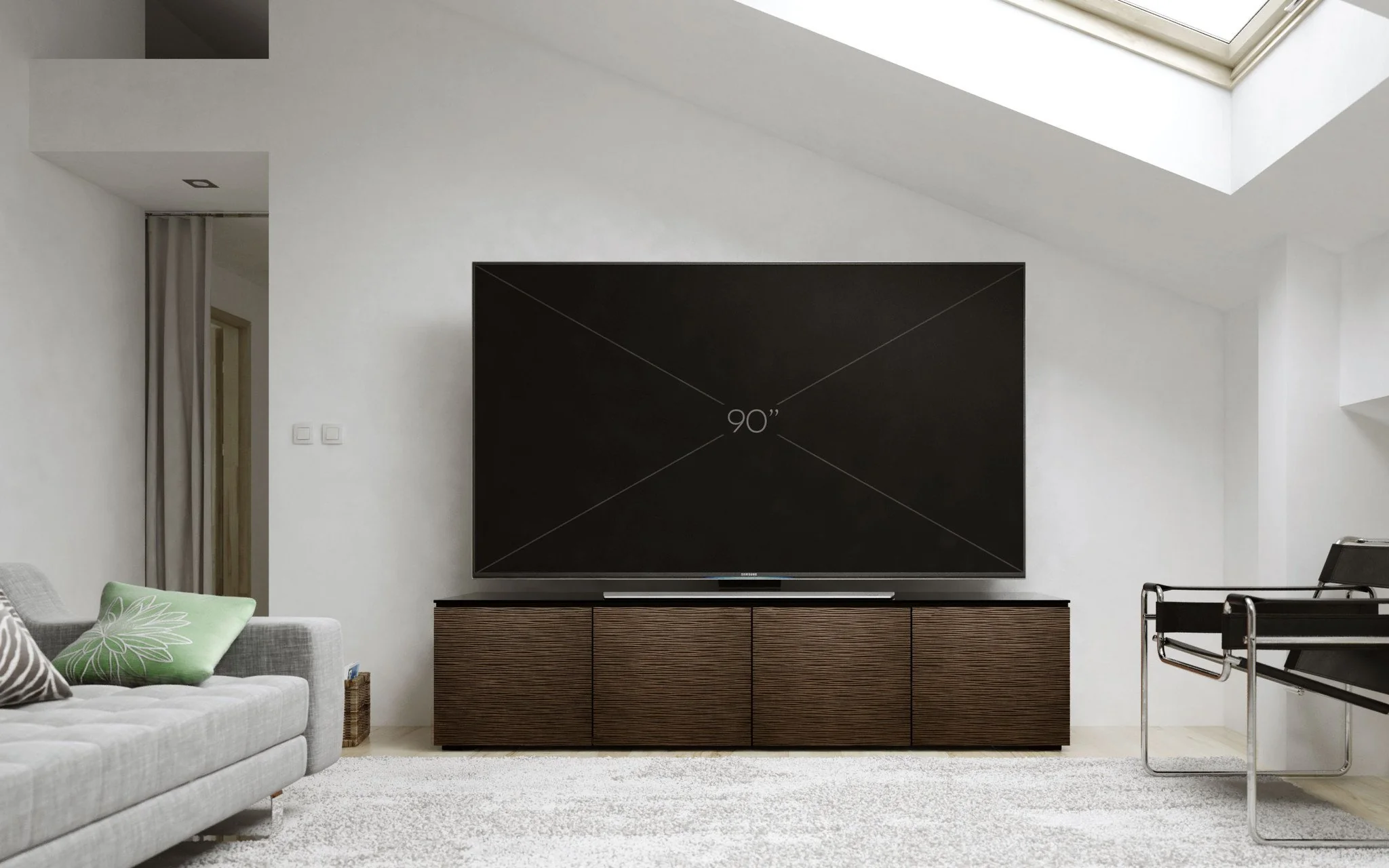 Salamander Chameleon Berlin 247 Quad-Width AV Cabinet (Wenge) - Image 3