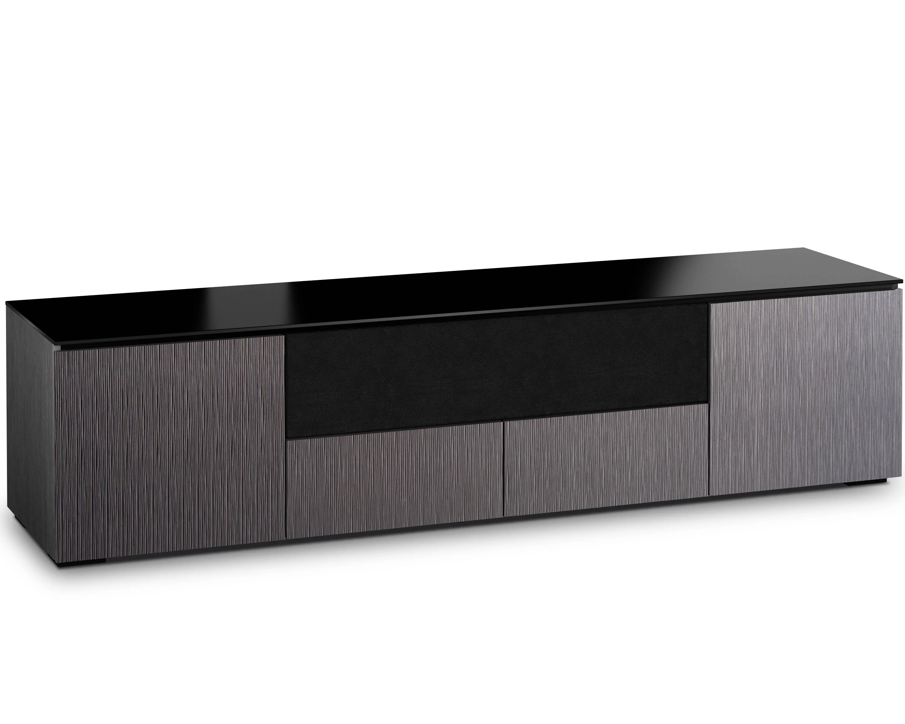 Salamander Chameleon Seattle 245 Quad-Width AV Cabinet (Gray Oak)