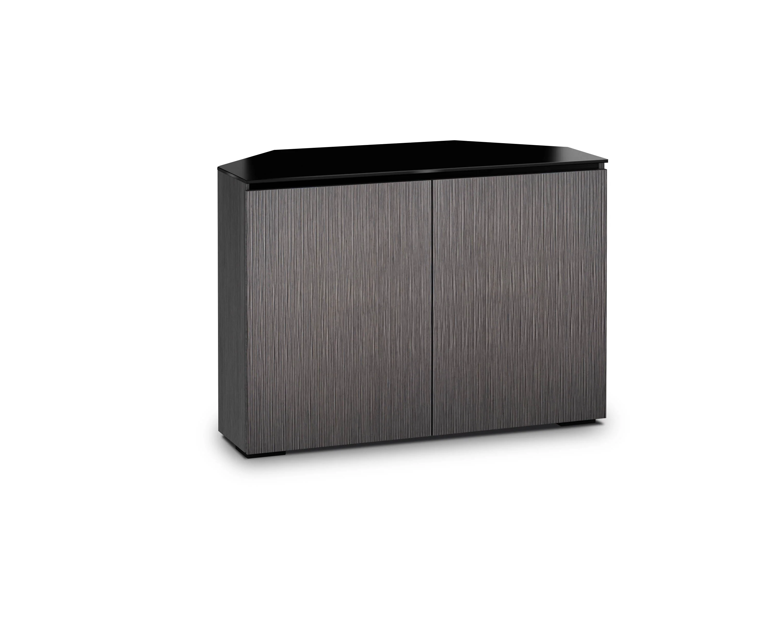 Salamander Chameleon Seattle 323 CR Twin-Width AV Corner Cabinet (Gray Oak)
