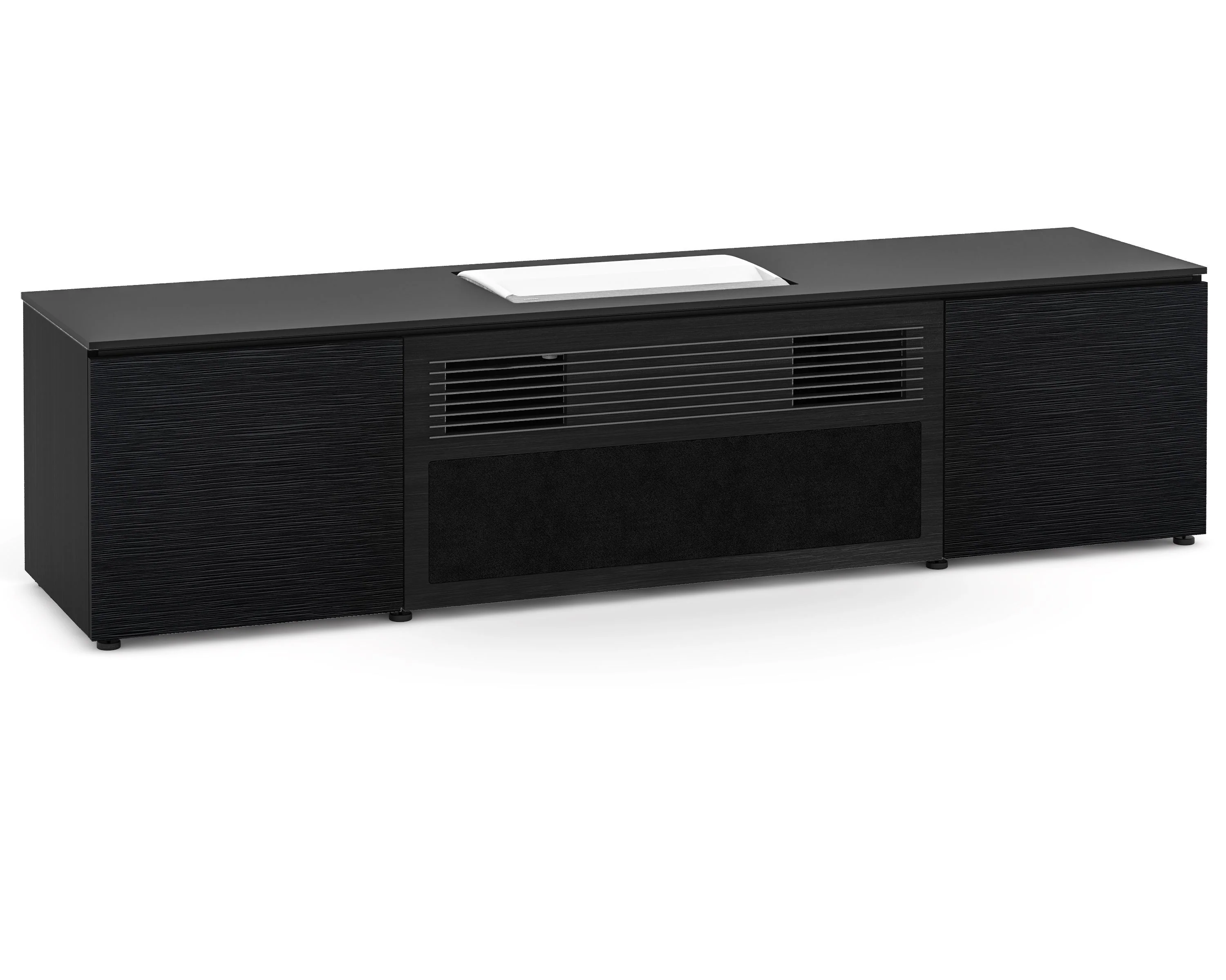 Salamander Chameleon Chicago 245 Cabinet for integrated Samsung SP-LSP7TF or SP-LSP9TF UST Projector (Black Oak)