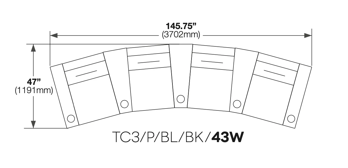 Salamander Designs AV Basics TC3 Four-Seat Combination Wedge - Image 3