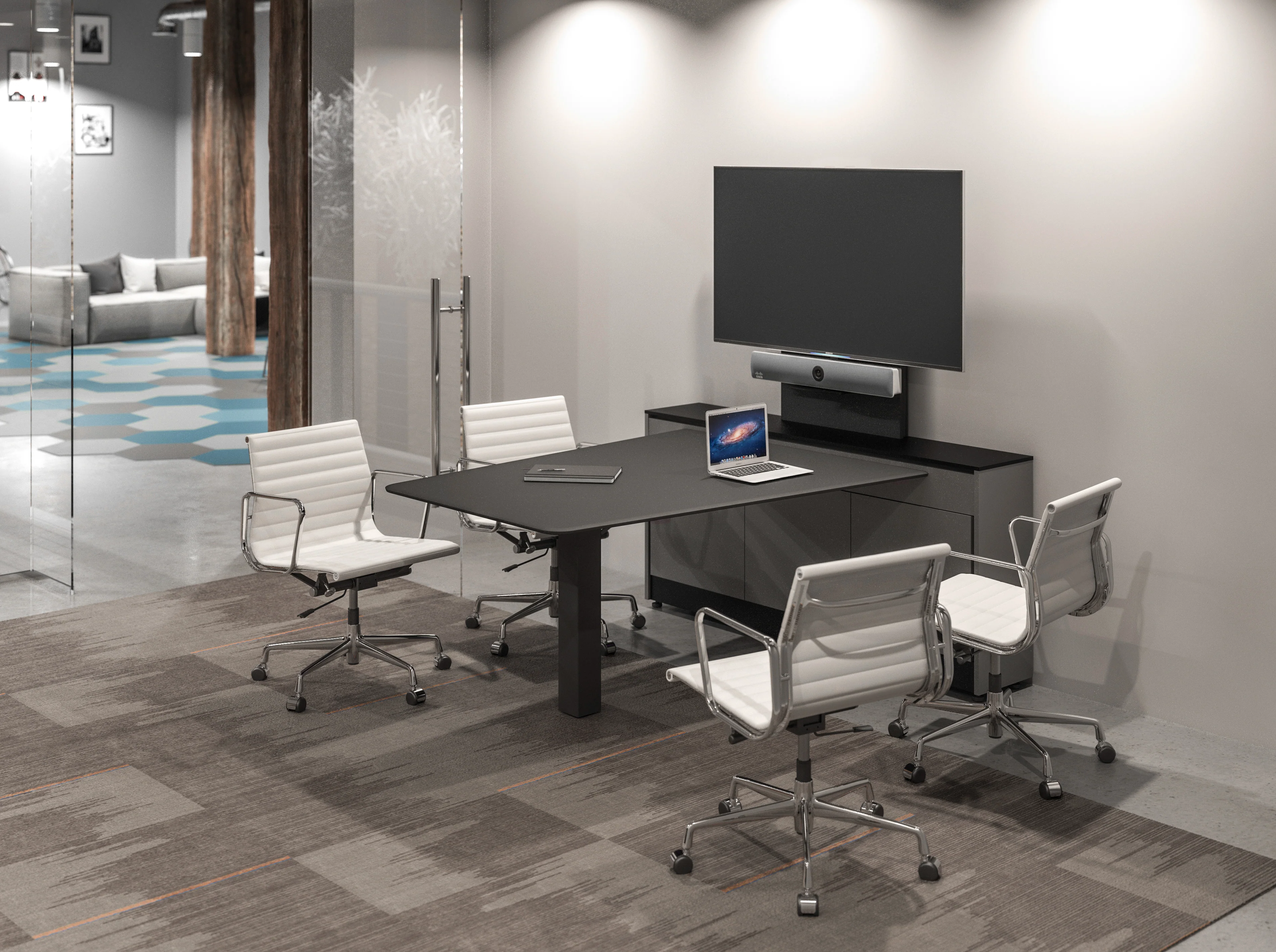 Salamander Unifi Huddle Table No Display