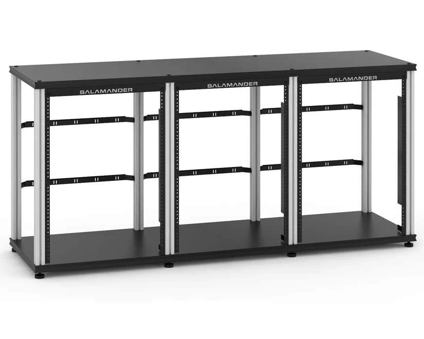 Salamander Synergy Triple 30 Rack Mount with 45U Rack Mount Rails and Rear Wire Lacing Bars - Image 3