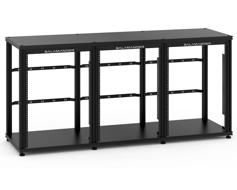 Salamander Synergy Triple 30 Rack Mount with 45U Rack Mount Rails and Rear Wire Lacing Bars - Image 4