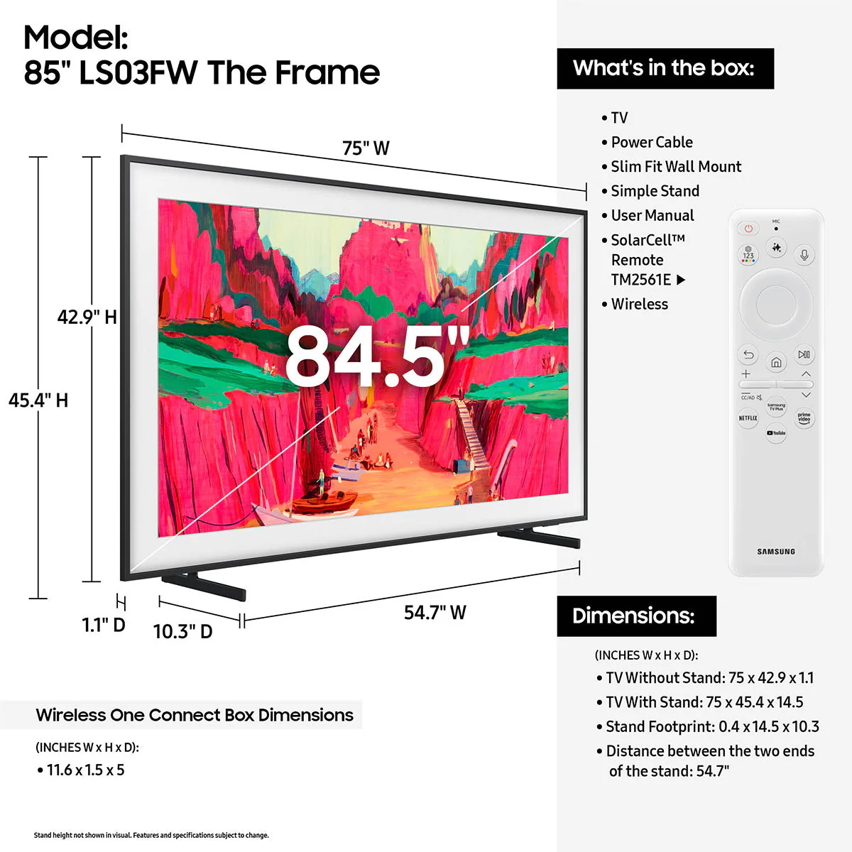 Samsung LS03FW 85 Inch Neo QLED 4K The Frame Pro Art Mode Vision AI Smart TV (2025) - Image 9