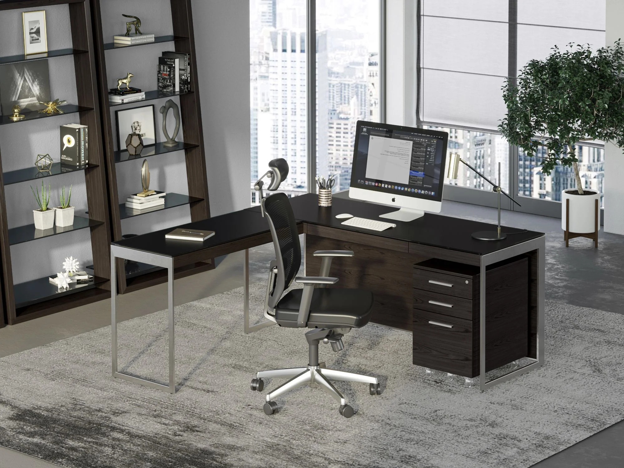 BDI Sequel 6112 Modern Office Desk Return - Image 11