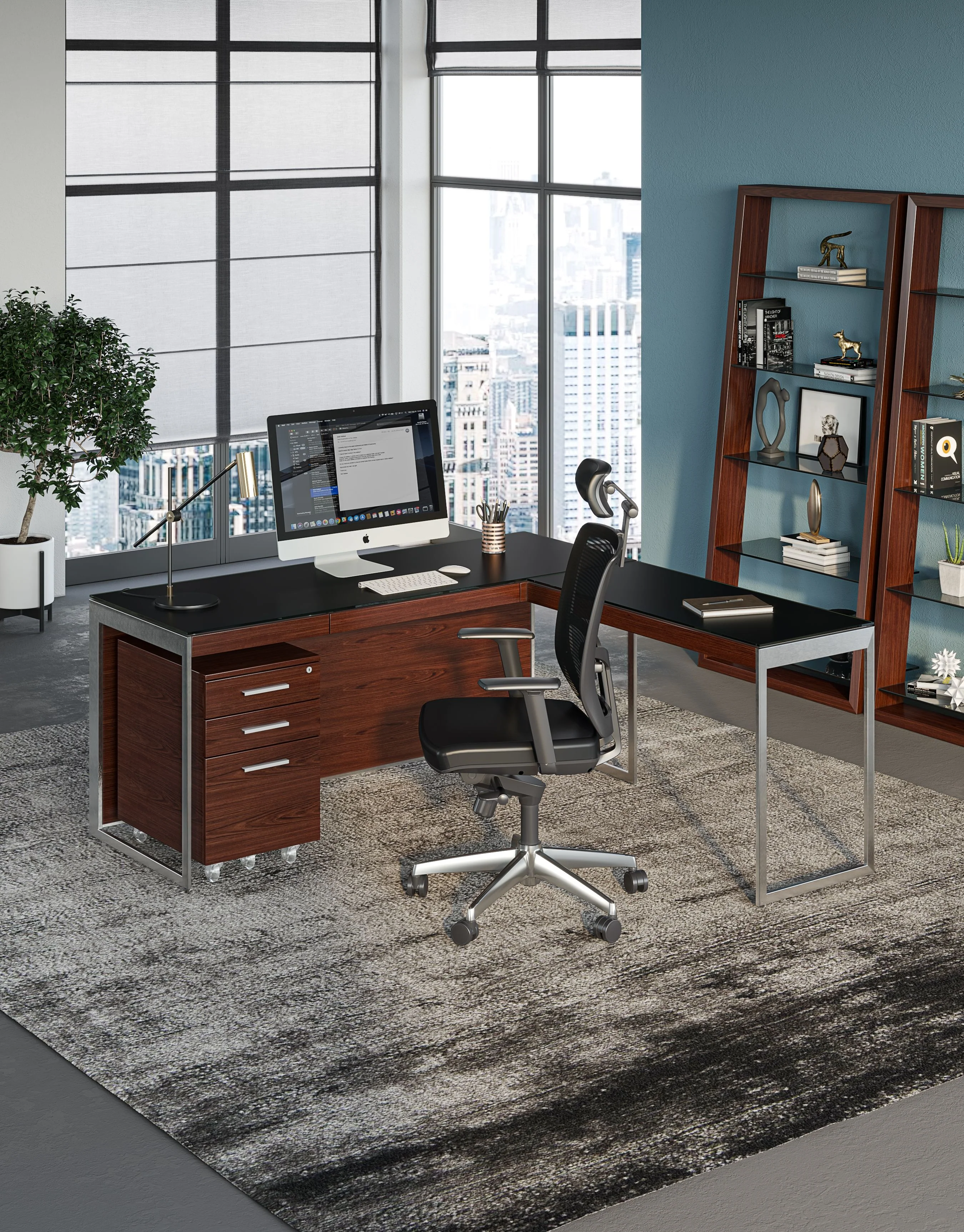 BDI Sequel 6112 Modern Office Desk Return - Image 12