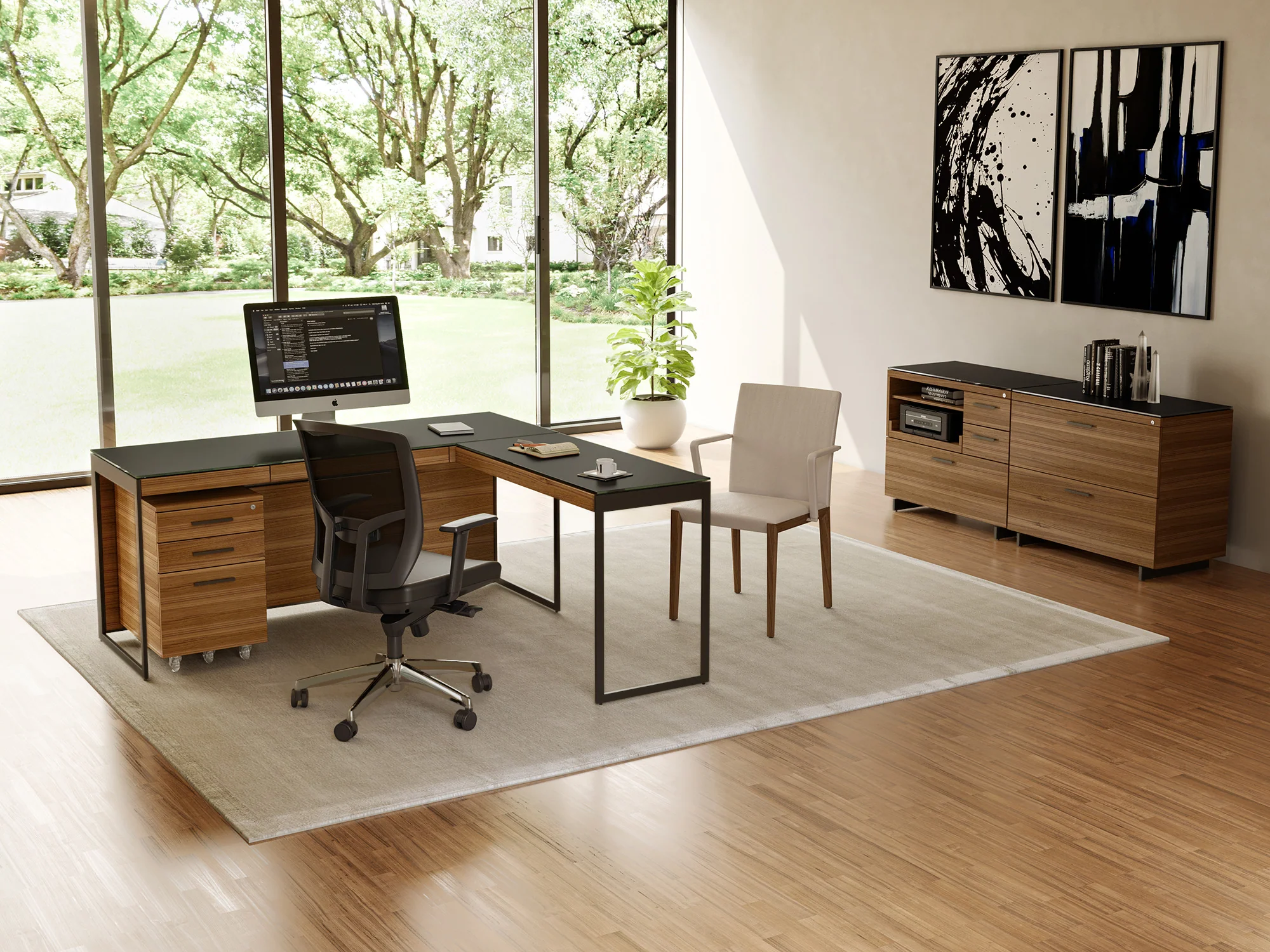 BDI Sequel 6112 Modern Office Desk Return - Image 13