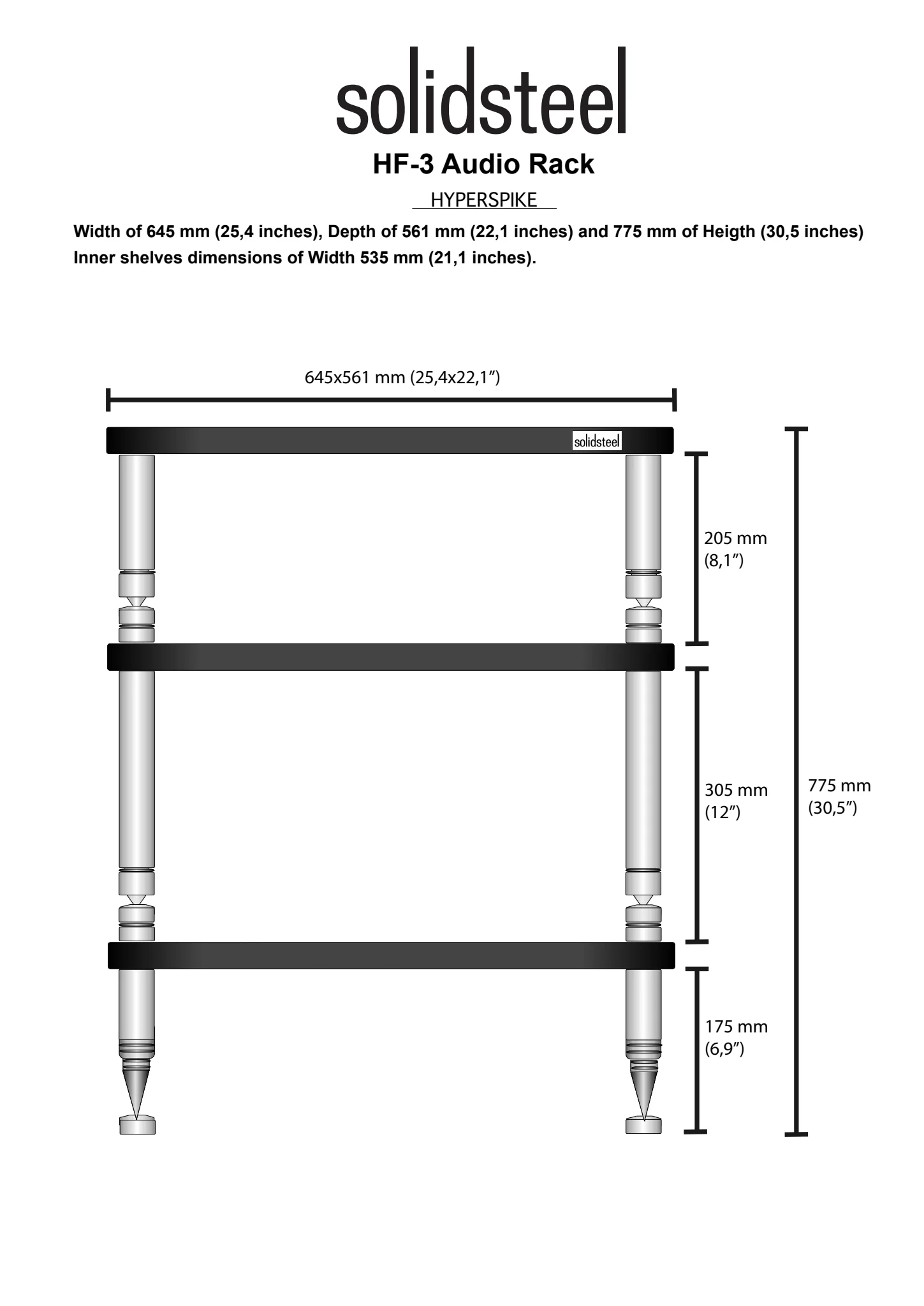 SolidSteel Hyperspike HF Series Rack - Image 11