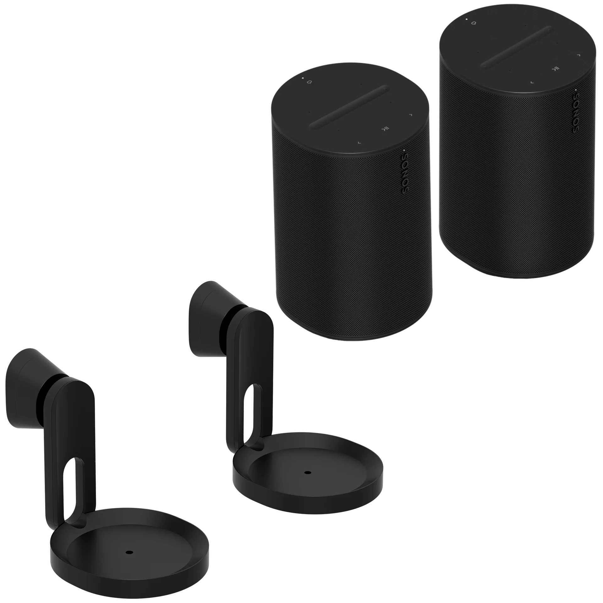 Sonos 2 Room Set Bundle w/ Sonos Wall Mount for Era 100 Bookshelf Speakers
