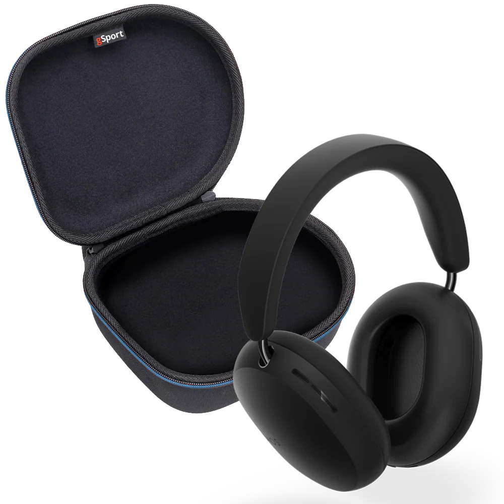 Sonos Ace Wireless Over Ear Headphones with gSport Hardshell EVA Travel Case
