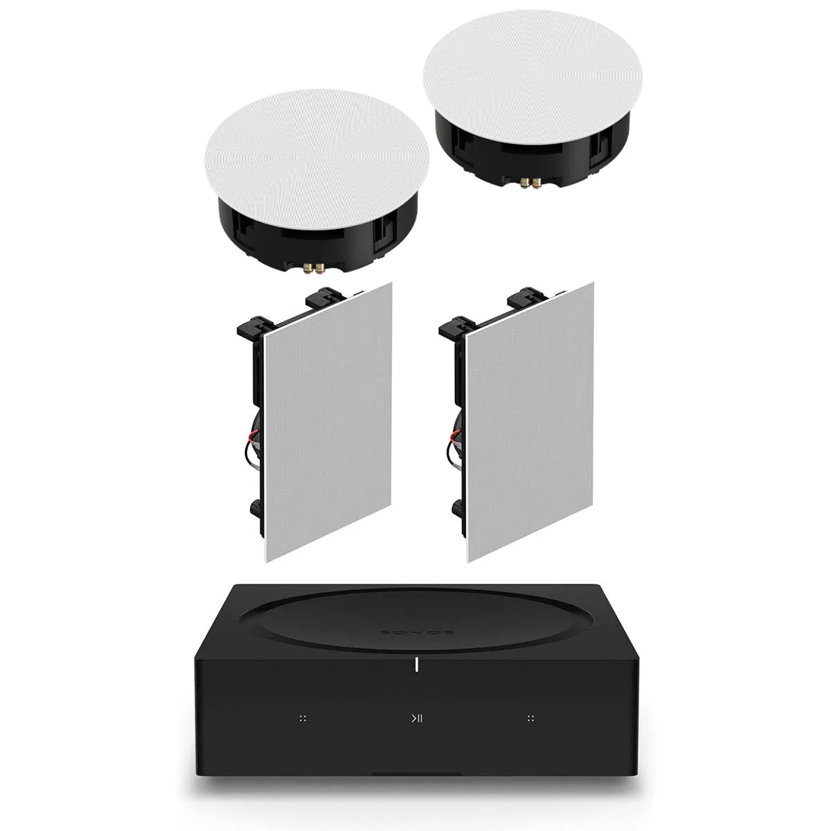 Sonos Architectural by Sonance In-Ceiling & In-Wall Speaker Bundle Sonos Amp - Image 2