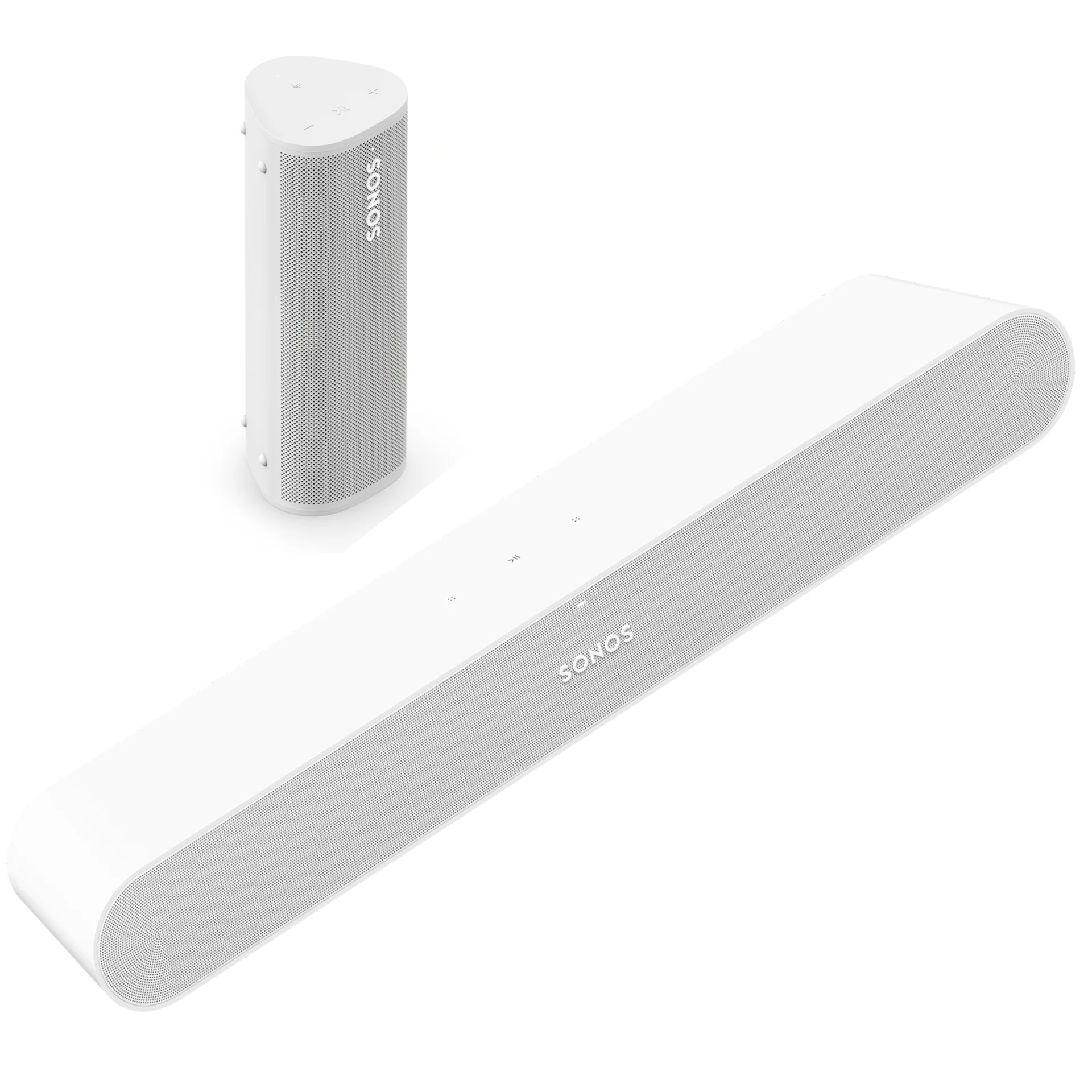 Sonos 2 Room Set with Ray Soundbar and Roam 2 Portable Speaker - Image 4