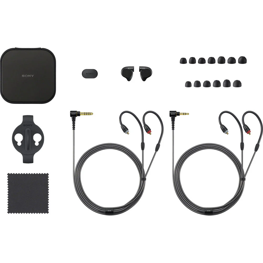 Sony IER-M9 Premium In Ear Monitor Headphones (Black) - Image 5