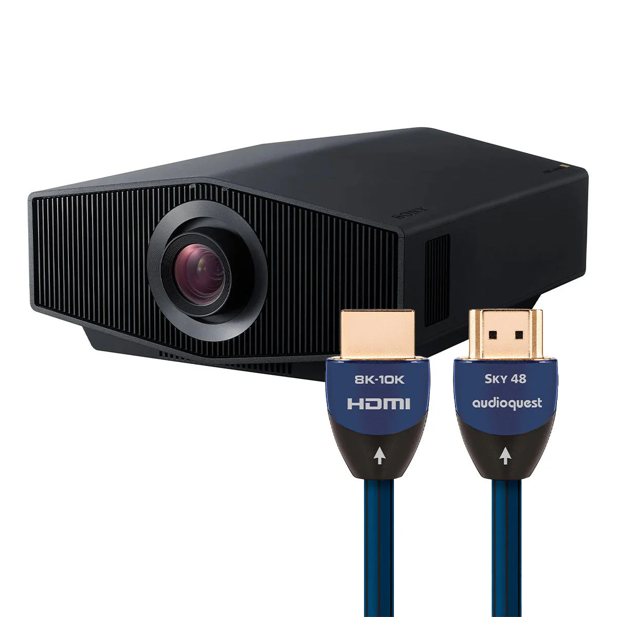 Sony VPL-XW8100ES 4K Laser Projector with AudioQuest SKY 3m HDMI Cable (Black)