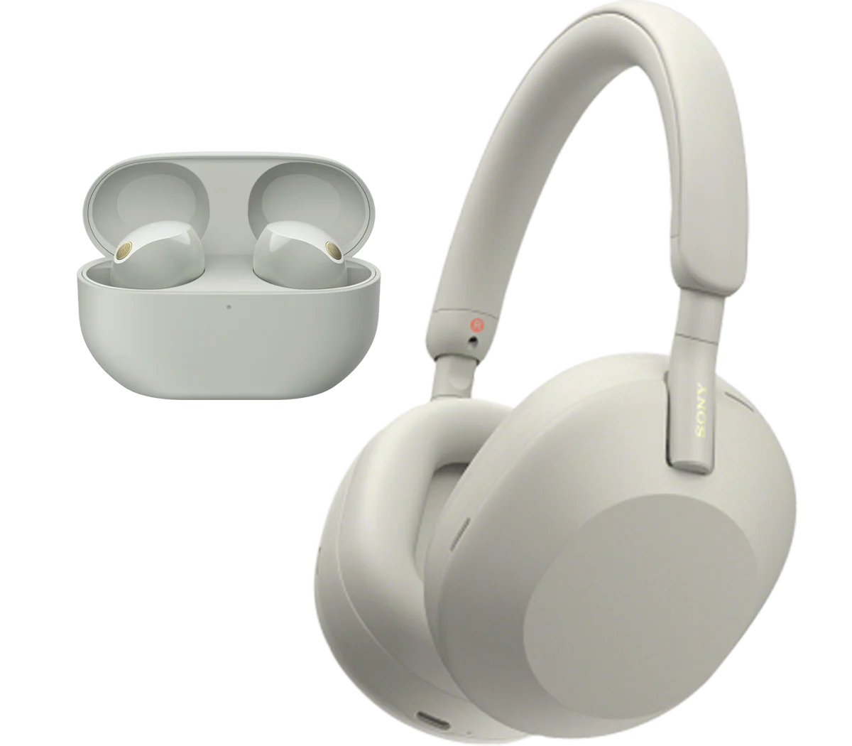 Sony WH-1000XM5 & WF-1000XM5 Wireless Noise Canceling Headphones Bundle