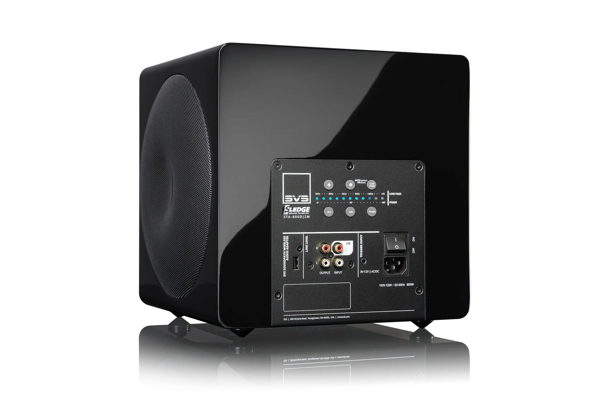 SVS 3000 Micro Sealed Subwoofer with Fully Active Dual 8 Inch Drivers - Image 3