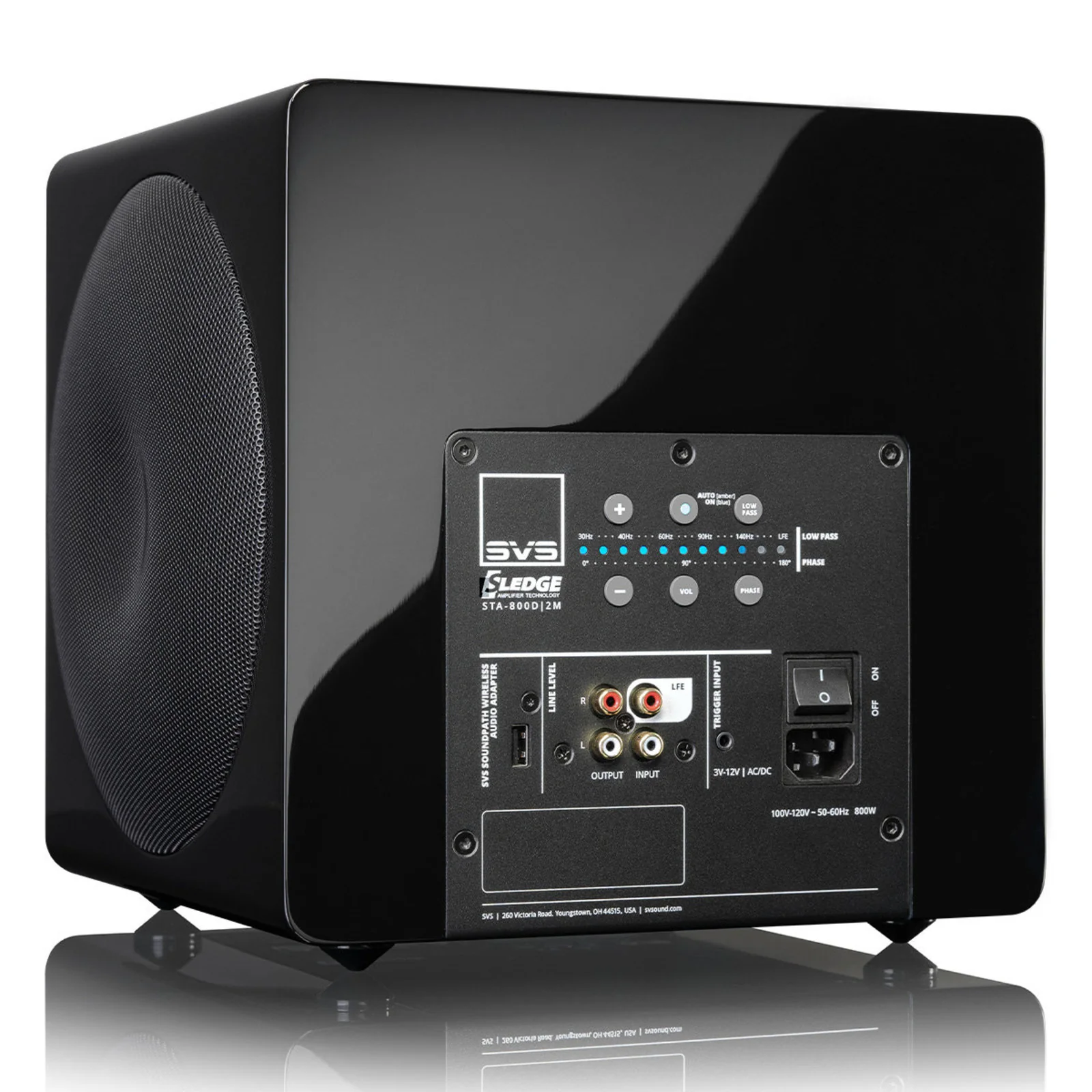 SVS 3000 Micro Sealed Subwoofers with Fully Active Dual 8 Inch Drivers (Pair) - Image 5