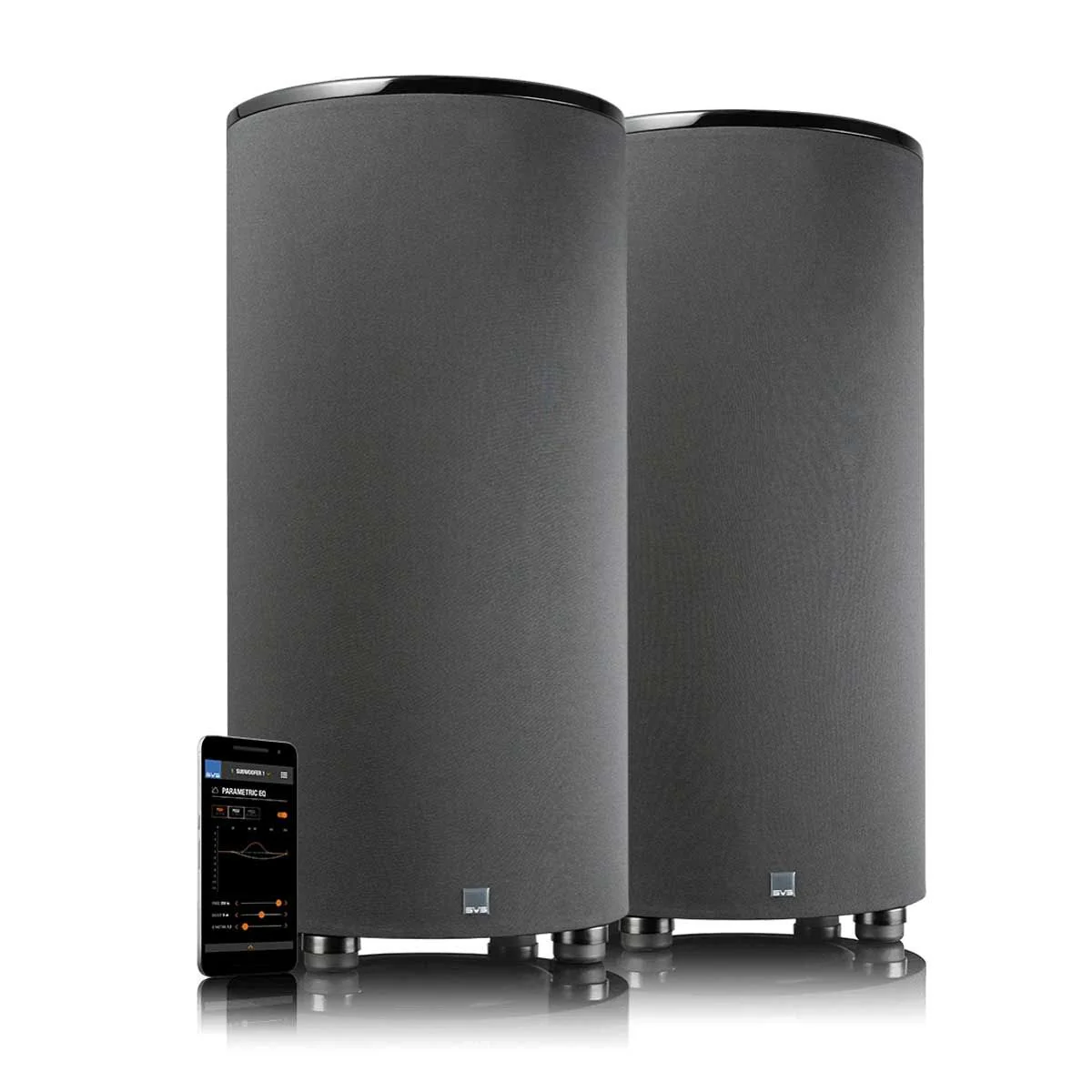 SVS PC-2000 Pro 12 Inch Ported Cylinder Subwoofers - Pair (Piano Gloss Black)