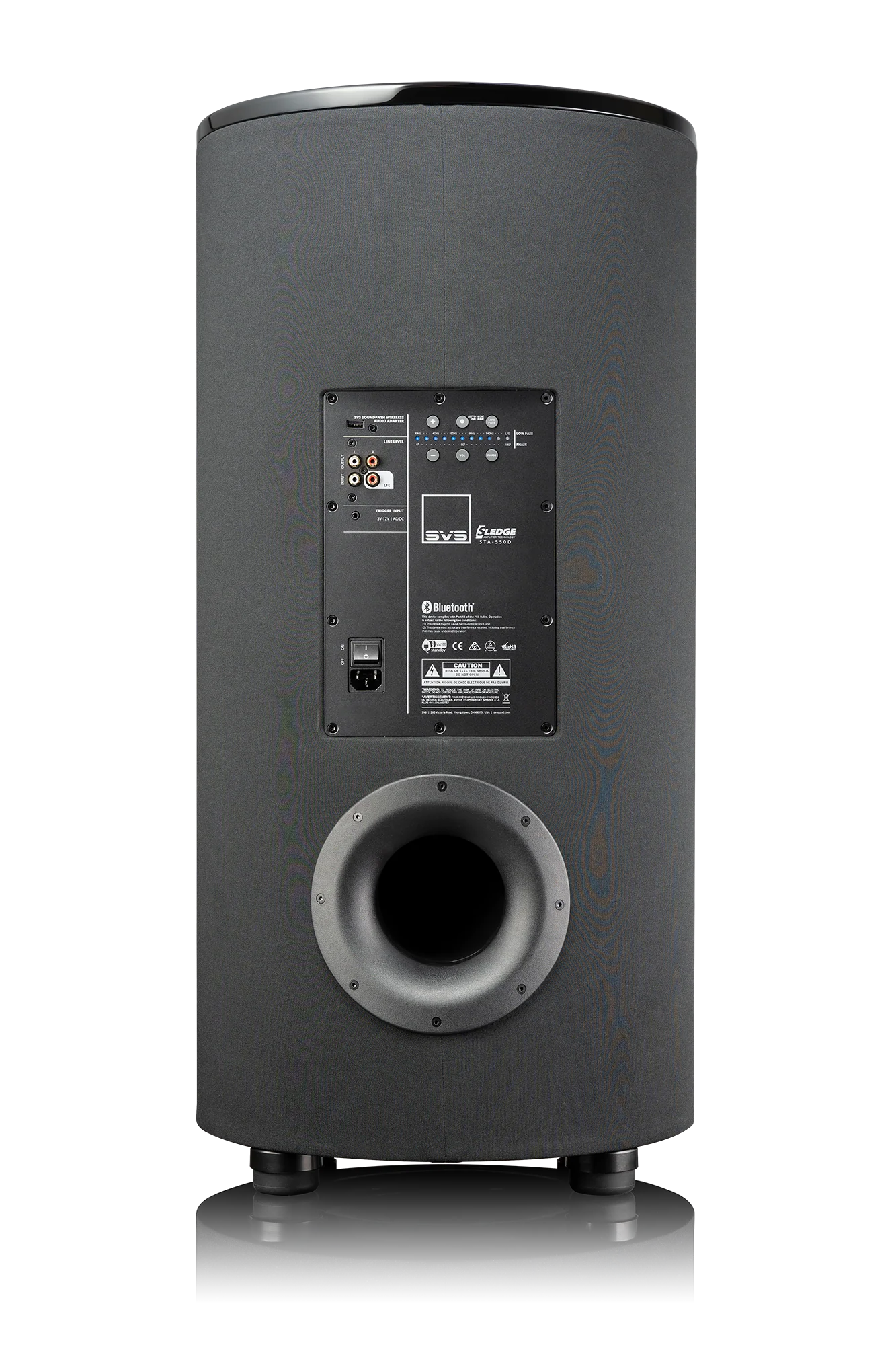SVS PC-2000 Pro 12 Inch Ported Cylinder Subwoofer (Piano Gloss Black) - Image 2