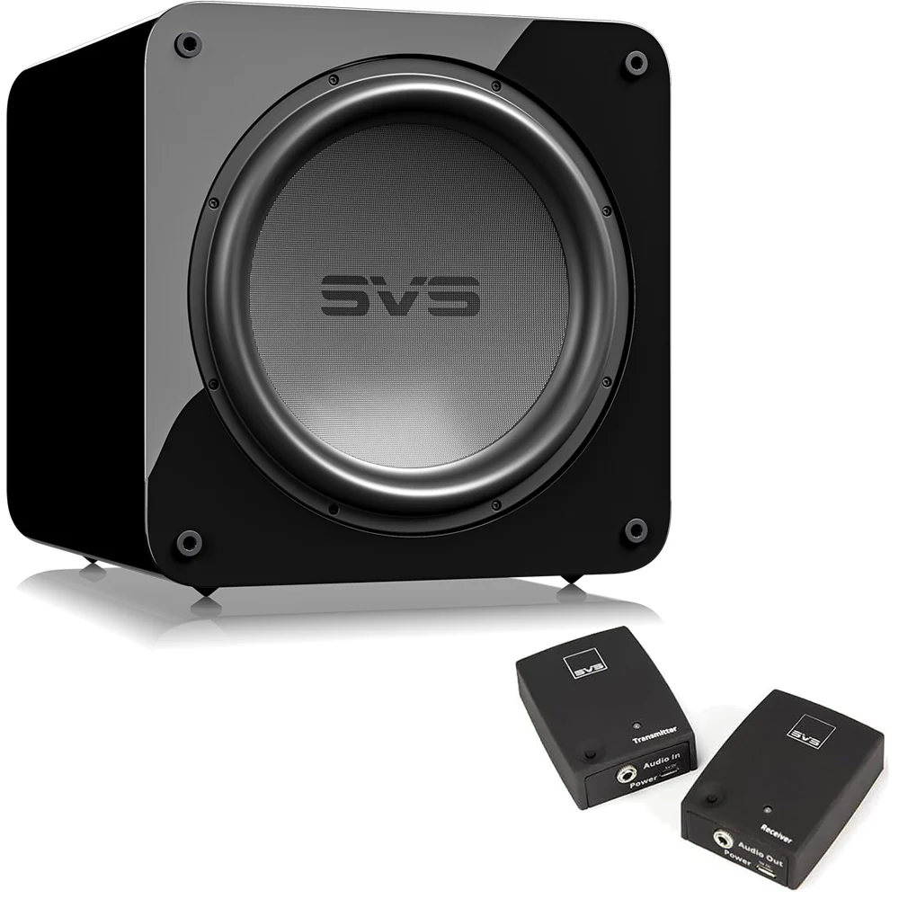 SVS SB-5000 R|Evolution 15 Inch Powered Subwoofer with SoundPath Wireless Audio Adapter
