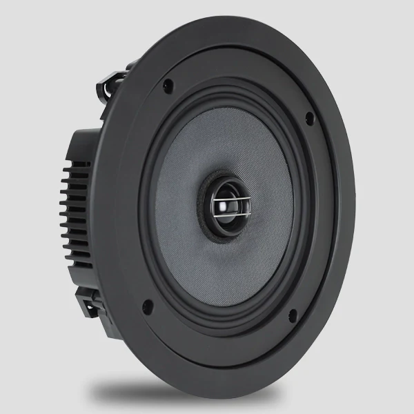 KIN by Totem Architectural IC6 Ultra-Slim In-Ceiling 6 Inch Speaker - Pair (Black) - Image 2
