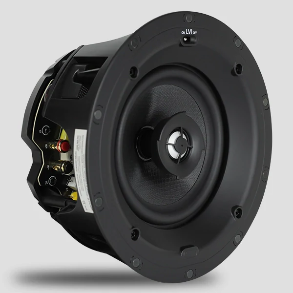 KIN by Totem Architectural IC82 In-Ceiling 8 Inch Woofer Speaker - Each (Black) - Image 2