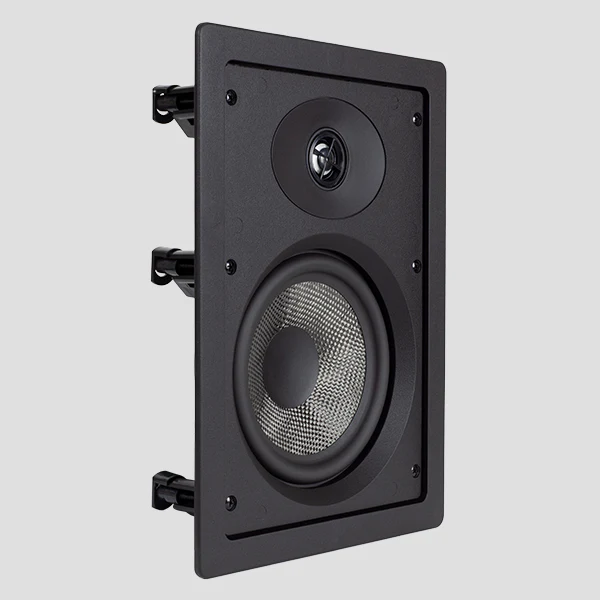 KIN by Totem Architectural IW6 Slim In-Wall 6 Inch Speaker - Pair (Black) - Image 3