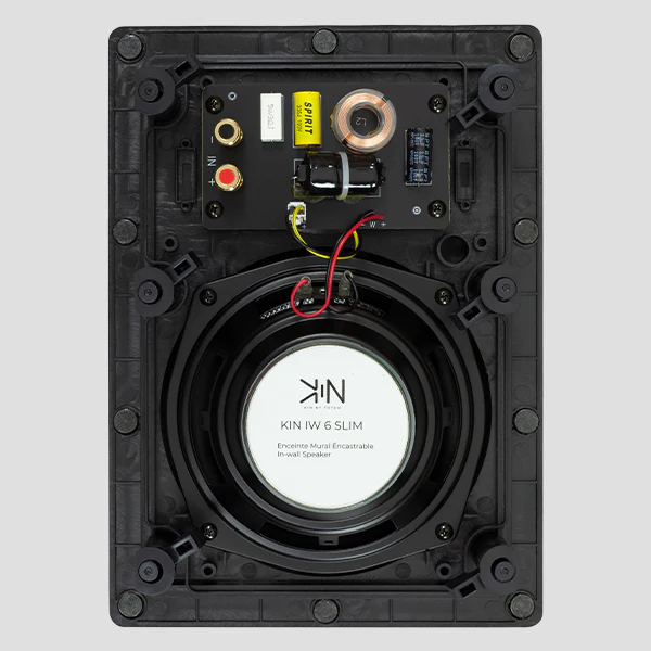 KIN by Totem Architectural IW6 Slim In-Wall 6 Inch Speaker - Pair (Black) - Image 5