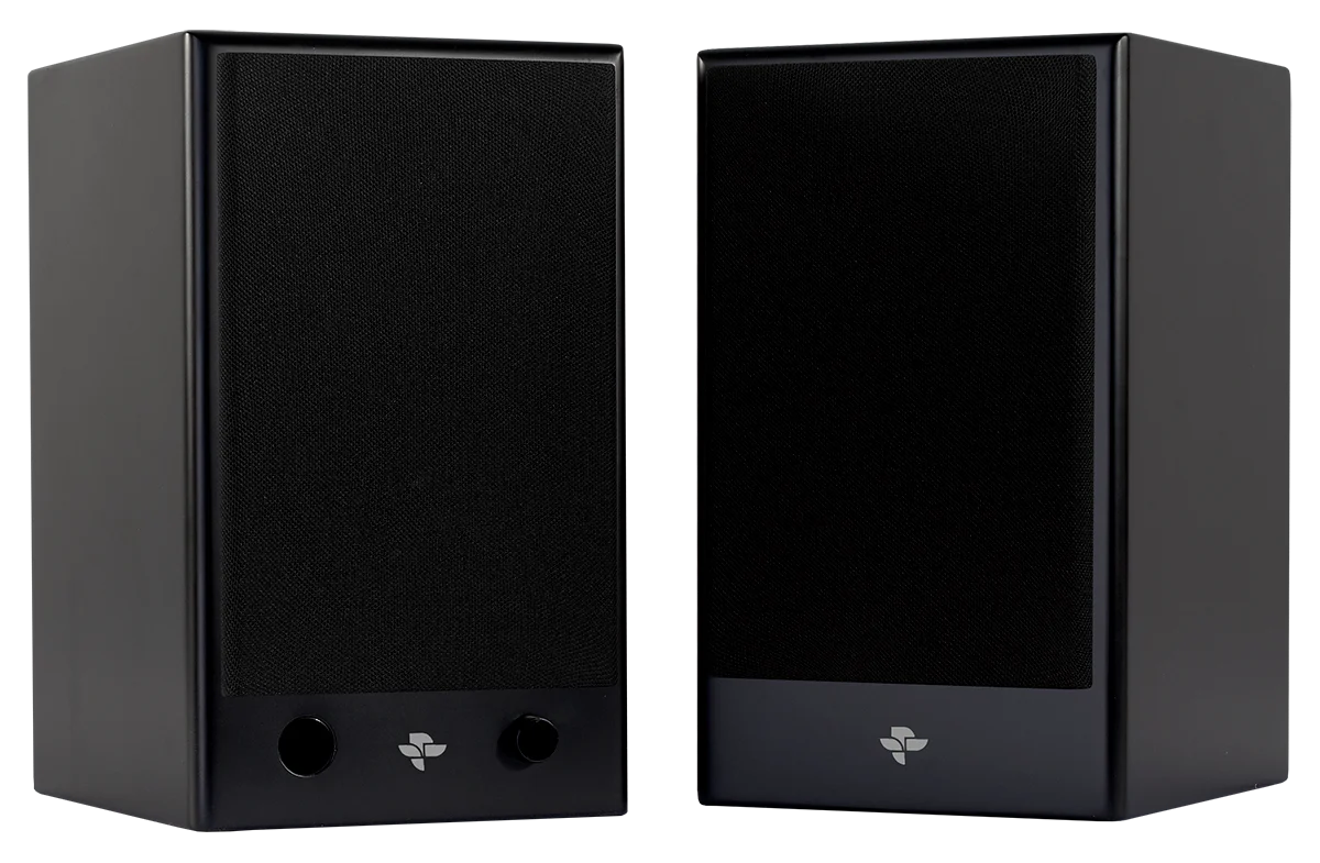 KIN by Totem Play Mini 2 Way Powered Bookshelf Speakers (Pair) - Image 2
