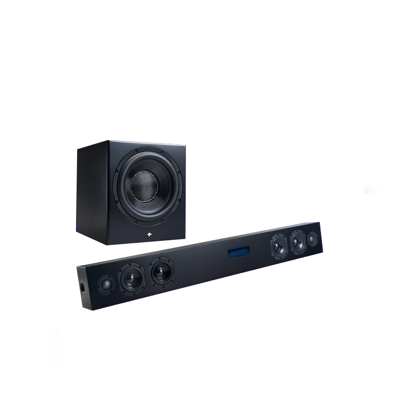KIN by Totem Play II Powered Soundbar Bundle with KIN Sub 10