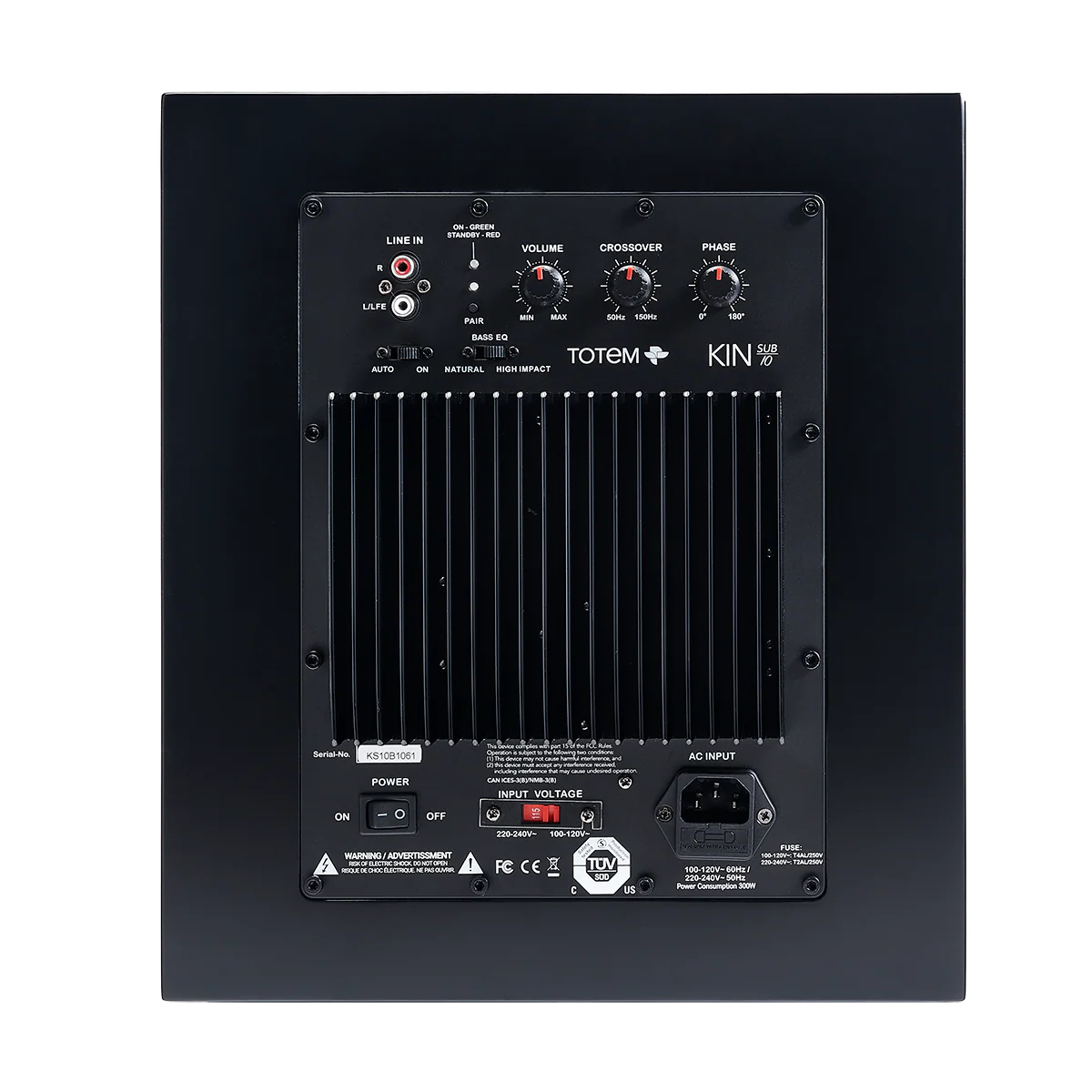 KIN by Totem Sub 10 Powered 10 Inch Subwoofer (Each) - Image 5