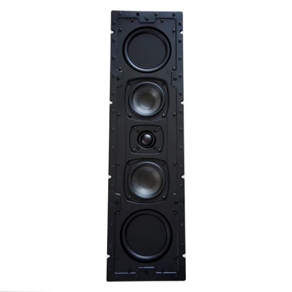 Totem Tribe Architectural LCR In-Wall Sealed Speaker - Each (Black)
