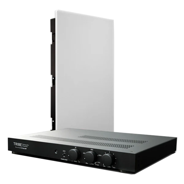 Totem Tribe In-Wall Sub Double 8 and Tribe 500W Amplifier (Black) - Image 2