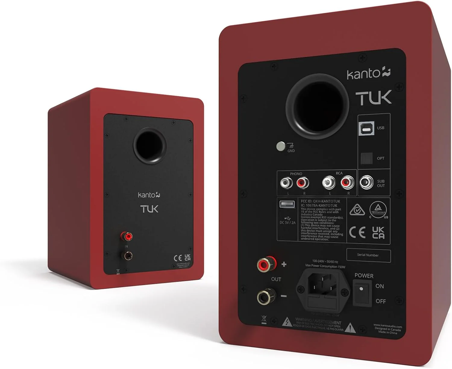Kanto TUK Premium Powered Bookshelf Speakers (Pair) - Image 9