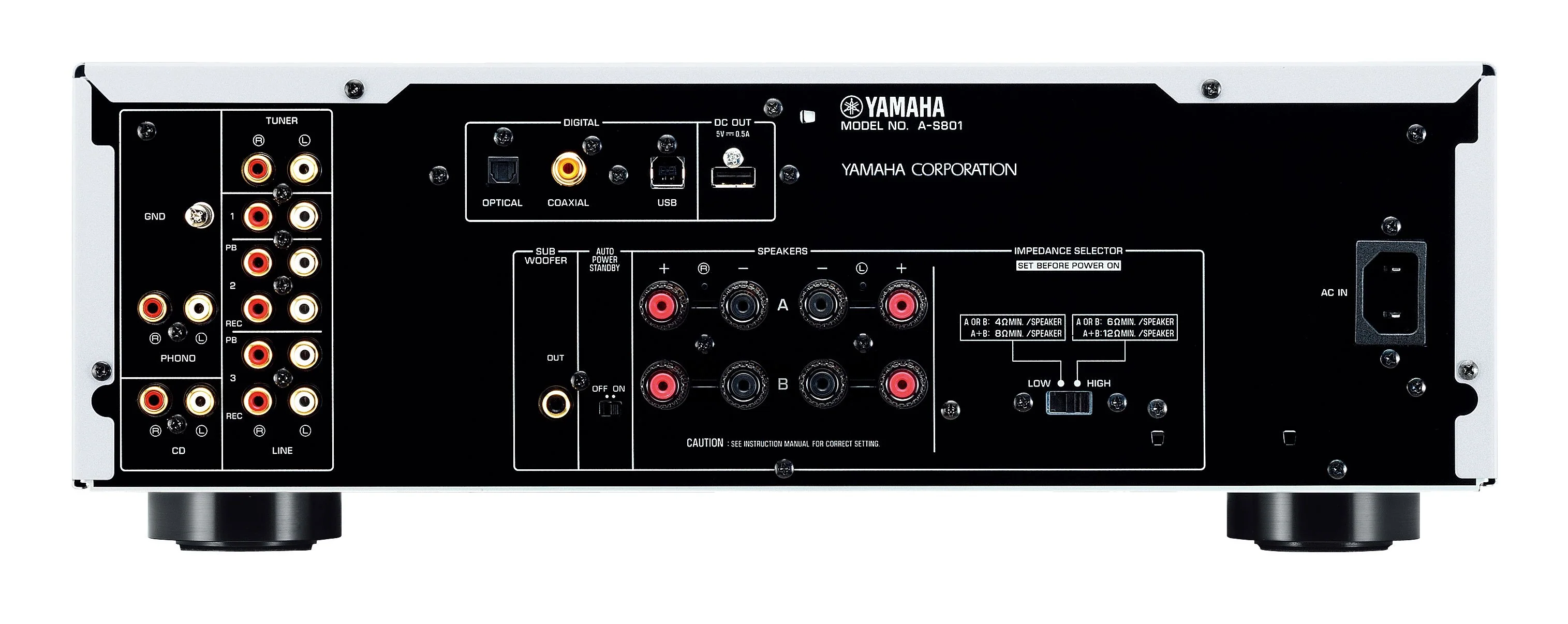 Yamaha A-S801 Integrated Amplifier - Image 2