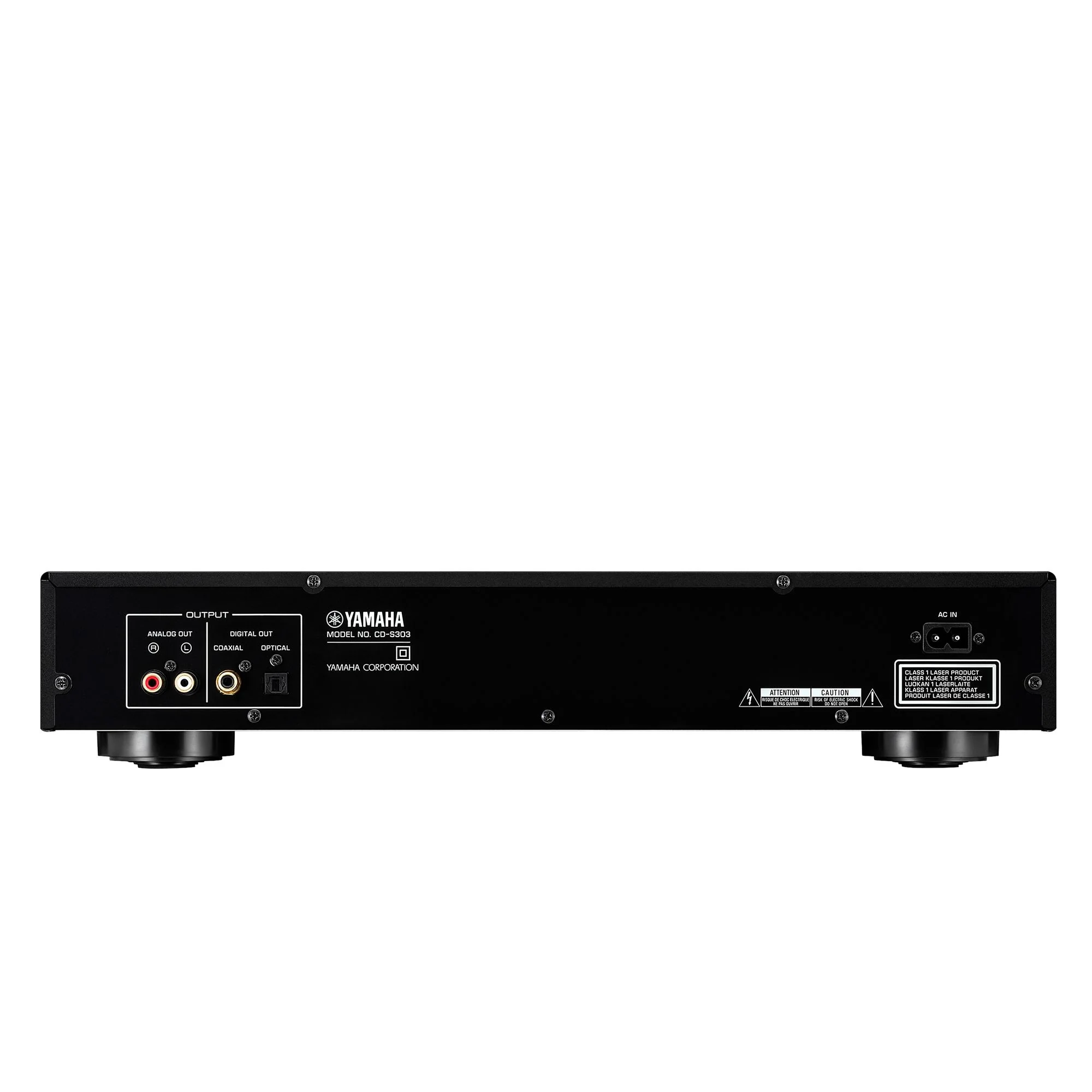 Yamaha CD-S303 CD Player (Black) - Image 3