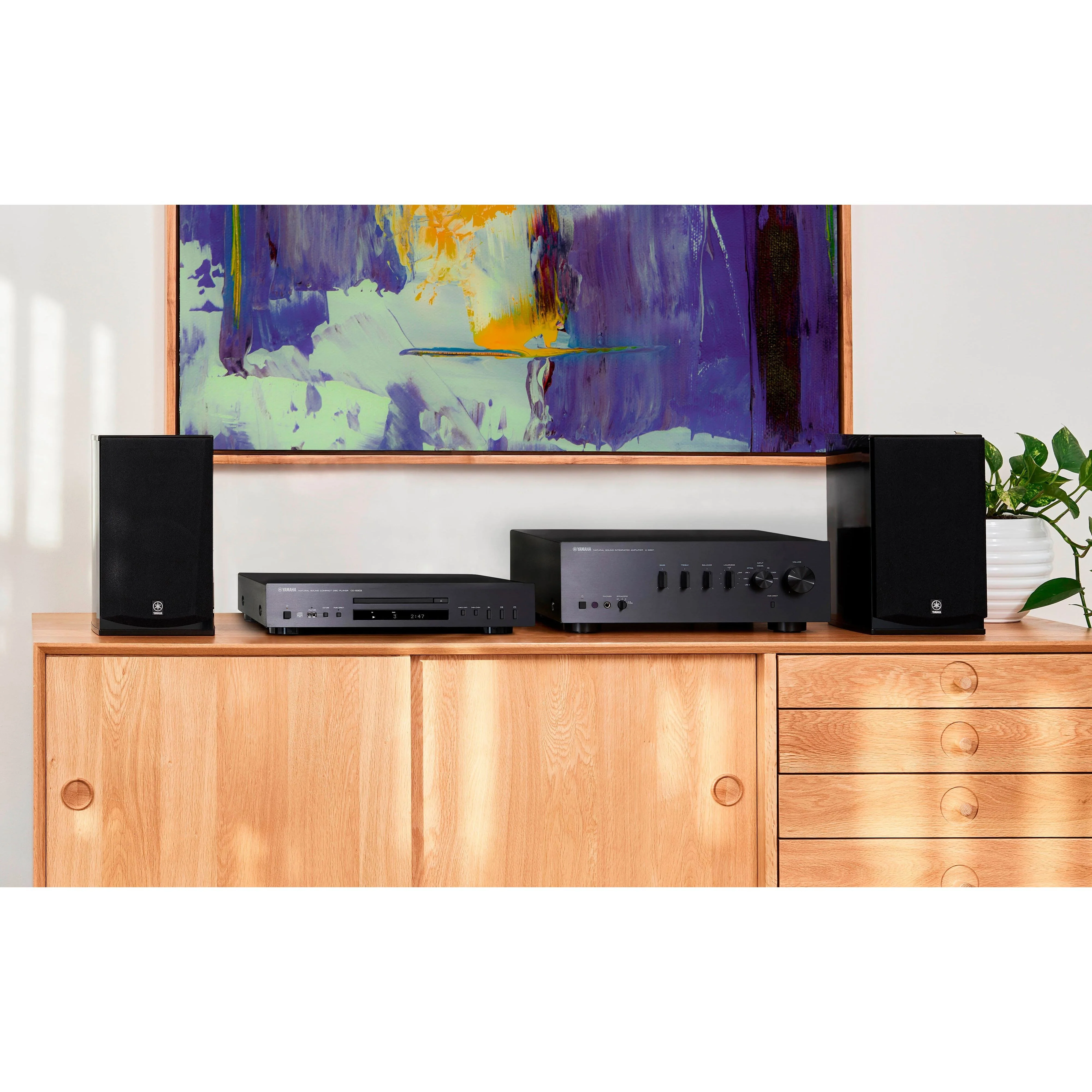 Yamaha CD-S303 CD Player (Black) - Image 5