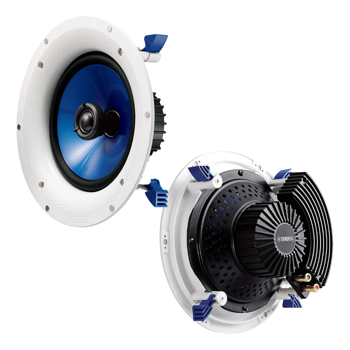 Yamaha NS-IC800 140 Watt 8-Inch 2-Way In-Ceiling Speakers - Pair (White) - Image 4