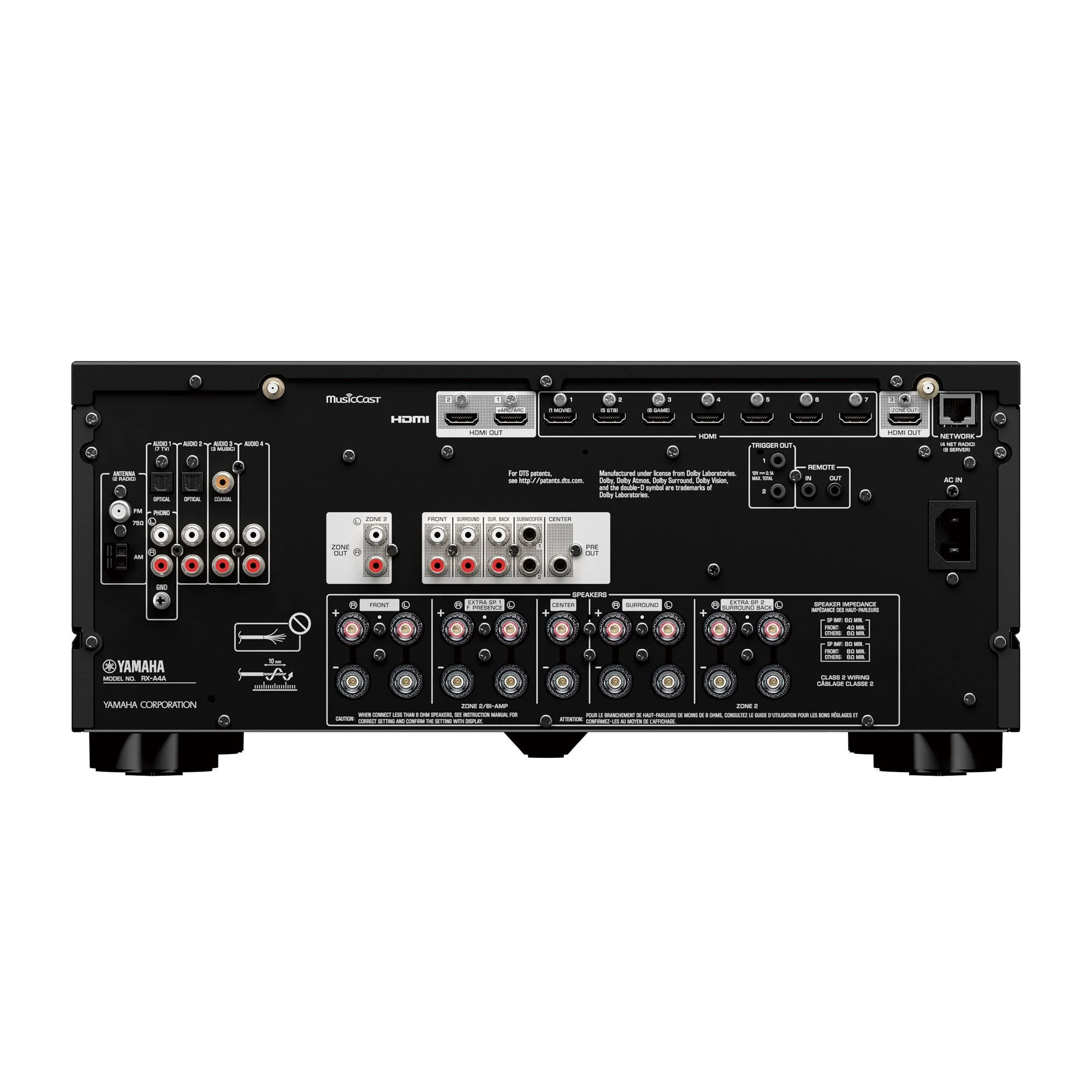 YAMAHA RX-A4A AVENTAGE 7.1 Channel AV Receiver with MusicCast - Image 3